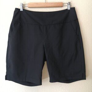 Adidas Shorts Black L Golf Bermuda Walking Flat Front Pockets Activewear